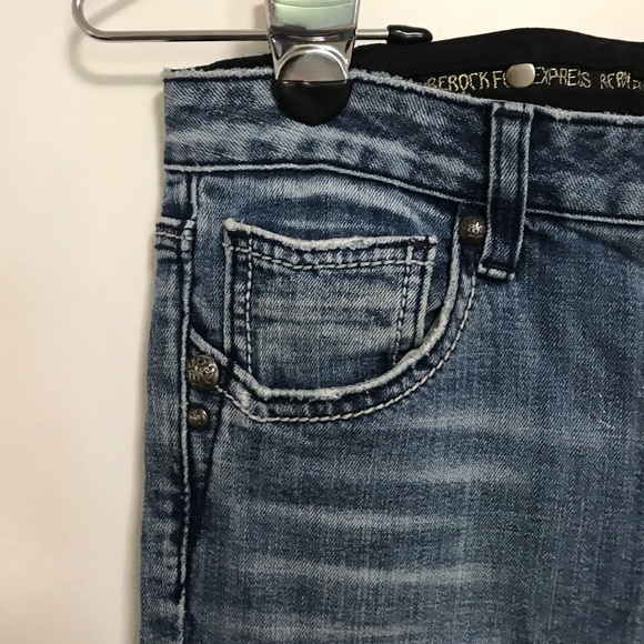 Re Rock express bootcut distressed size 2 - Picture 2 of 6